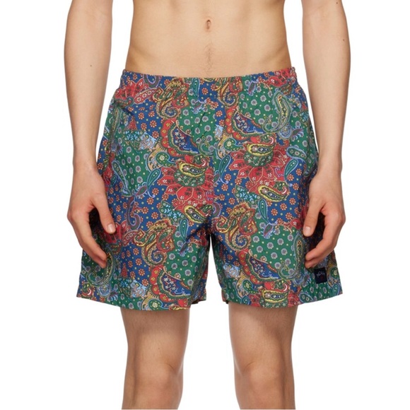 Noah Multi Paisley Swim Shorts [28] - Picture 1 of 9
